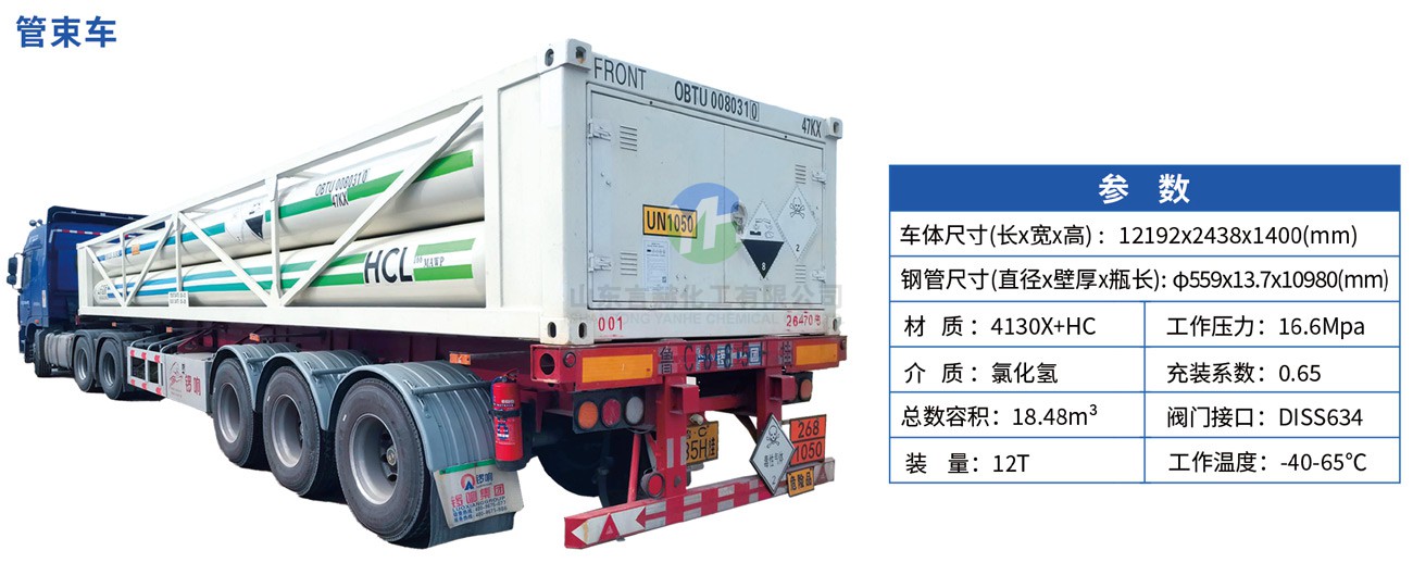 氯化氢管束车
